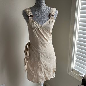 ASOS Linen Wrap Sundress